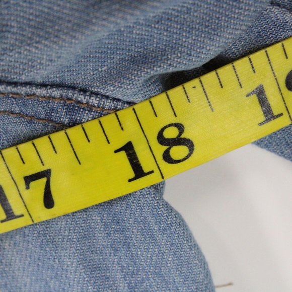 Element Denim Shirt Womens Blue Button Down Long Sleeve Medium Washed Small S - Picture 7 of 8